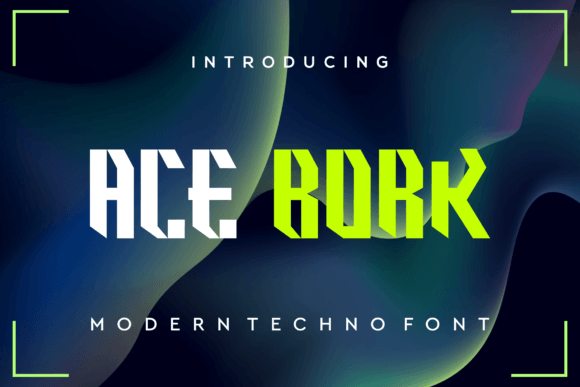 Acebork: A Modern Font for Business Branding