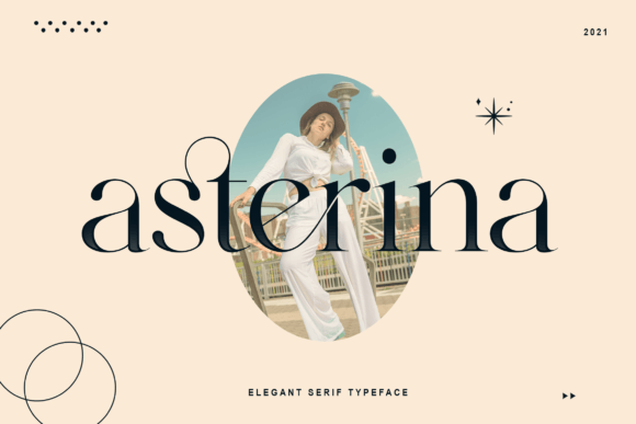 Asterina: A Stylish Serif Font