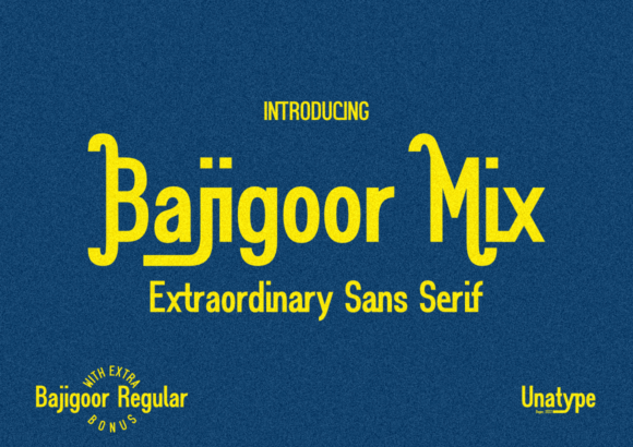 Bajigoor Mix Duo: A Font for Clear Campaigns