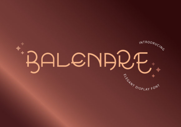 Balenare: A Modern Sans Serif
