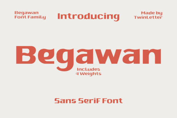 Begawan: A Beachy Sans Serif for Creative Projects
