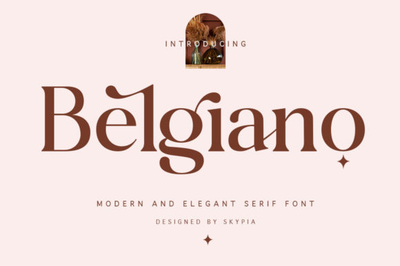 Belgiano: A Serif Font for Creative Makers