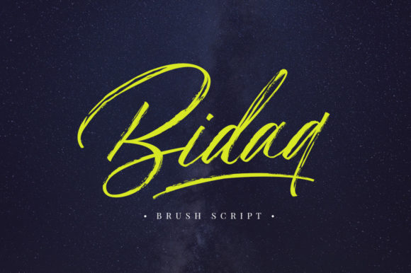 Bidaq: A Handwritten Font for Creative Makers