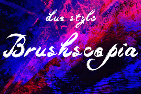 Brushscopia: A Creative Font for Business