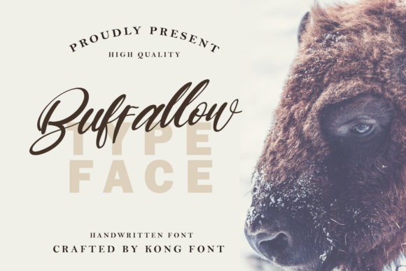 Buffallow: A Playful Script Font for Handmade Charm