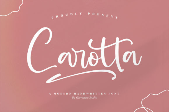 Carotta: A Modern Handwritten Font