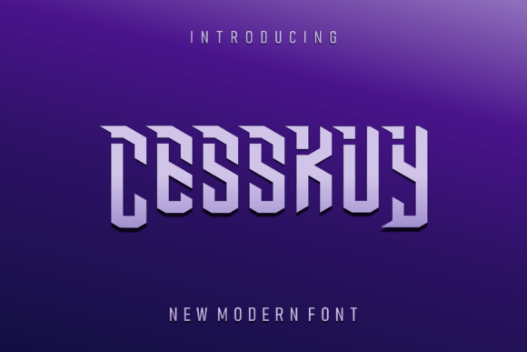 Cesskuy: A Serif Font with Magic