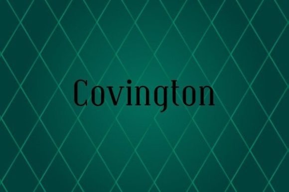 Covington: A Serif Font That Elevates Handmade Design