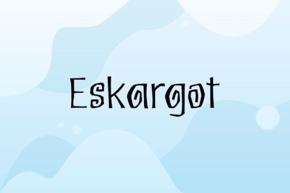 Eskargot: A Playful Font for Creative Projects