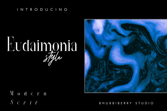Eudaimonia: A Font for Polished Branding