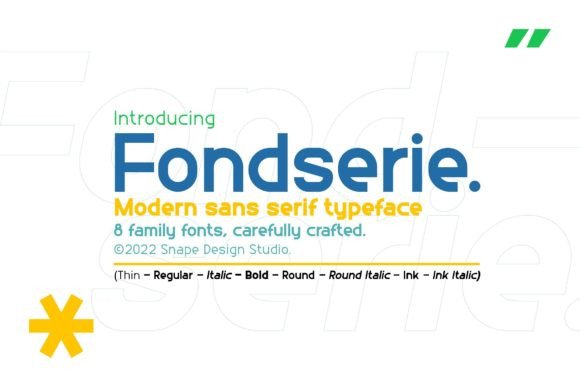 Fondserie: A Modern Font for Business