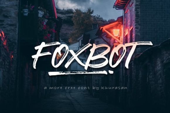 Foxbot: A Handwritten Font for Creative Makers