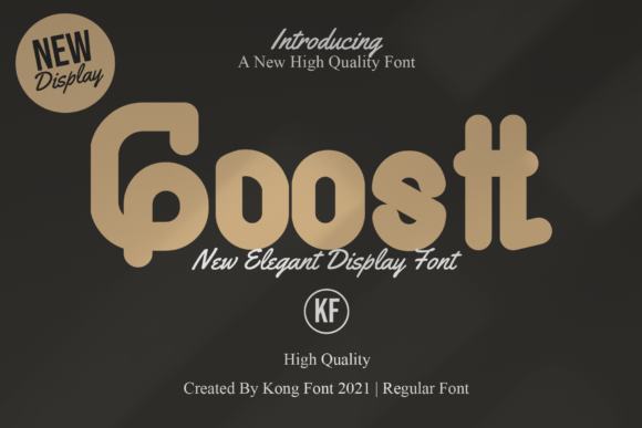 Goostt: A Playful Handwritten Script Font for Editorial Design