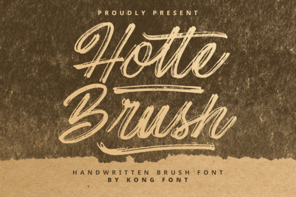 Hotte Brush Font for Creative Projects