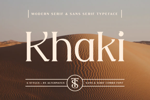 Khaki: A Modern Serif Font for Creative Projects