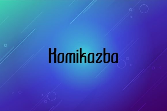 Komikazba: A Font for Business Brilliance