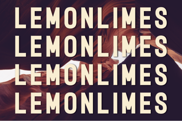 Lemonlimes: A Modern Sans Serif for Creative Projects