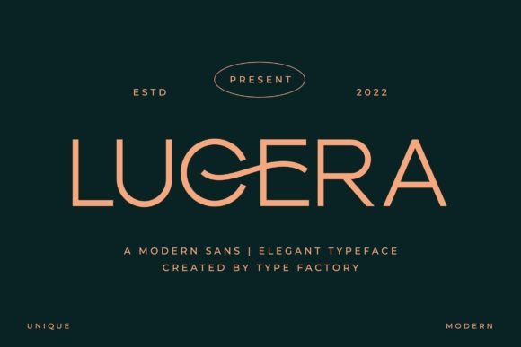 Lucera: A Modern Sans Serif Font