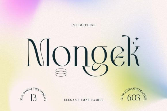 Mongek: A Modern Serif Font for Web Design