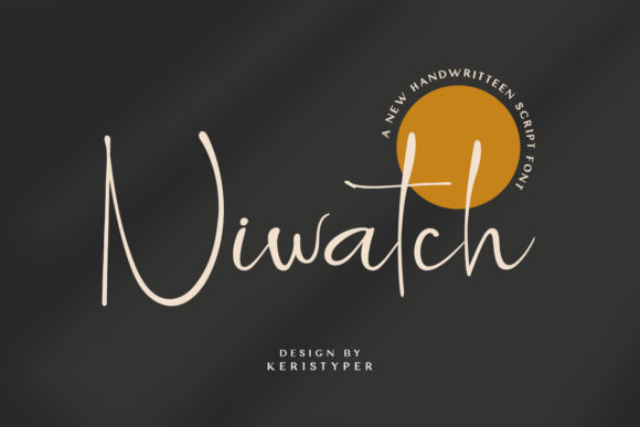 Niwatch: A Script Font for Creative Campaigns