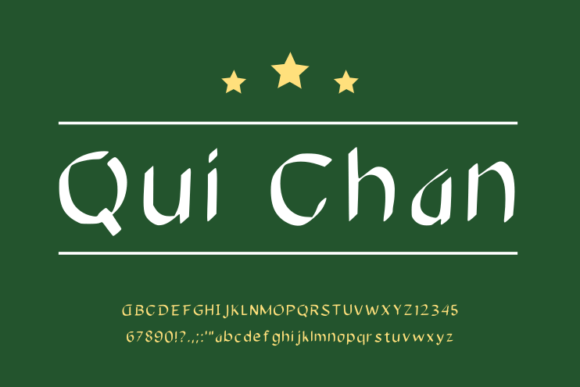 Quinchan: A Font for Modern Campaigns
