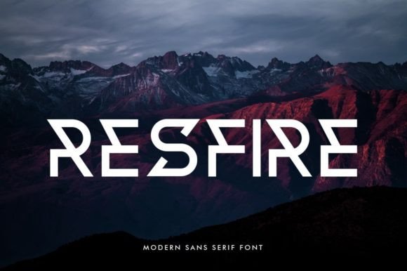 Resfire: A Bold Sans Serif for Real Projects