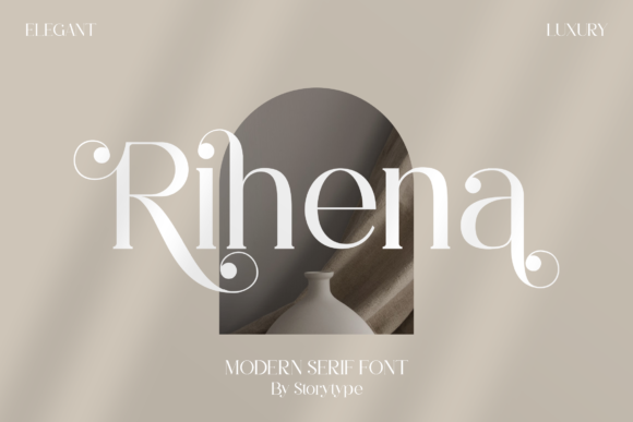 Rihena: A Serif Font for Real-World Design