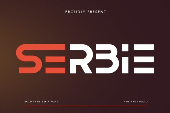 Serbie: A Modern Sans Serif Font