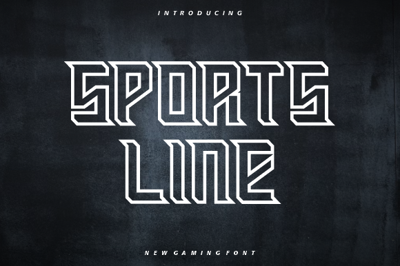 Sports Line: A Bold Font for Dynamic Campaigns