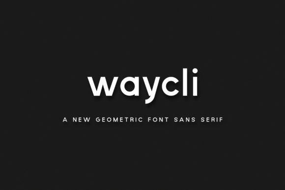 Waycli: A Modern Font for Business